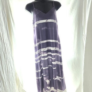 Purple Abstract Sundress NWT